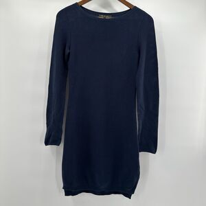 Loro Piana | Dresses | Loro Piana Dress Womens Us 4 Navy Blue Knit  Minimalist Coastal Mini Knit Preppy | Poshmark